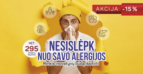 Akcija Alex² makrogardelės tyrimui Akcija Alex² makrogardelės tyrimui